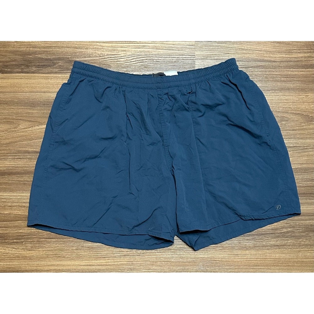 Duck Camp Mens Navy Blue 5" Mesh Lined Scout Shorts Hybrid Outdoor Hunting Sz L